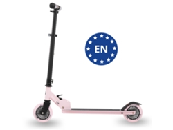 Patinete Infantil Plegable HYPERMOTION, 3-8 años, Carga 40 Kg, Barra Galvanizada Regulable, Ruedas de Poliuretano
