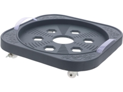 Soporte De Plástico Resistente Para Plantas De Interior Con Ruedas.