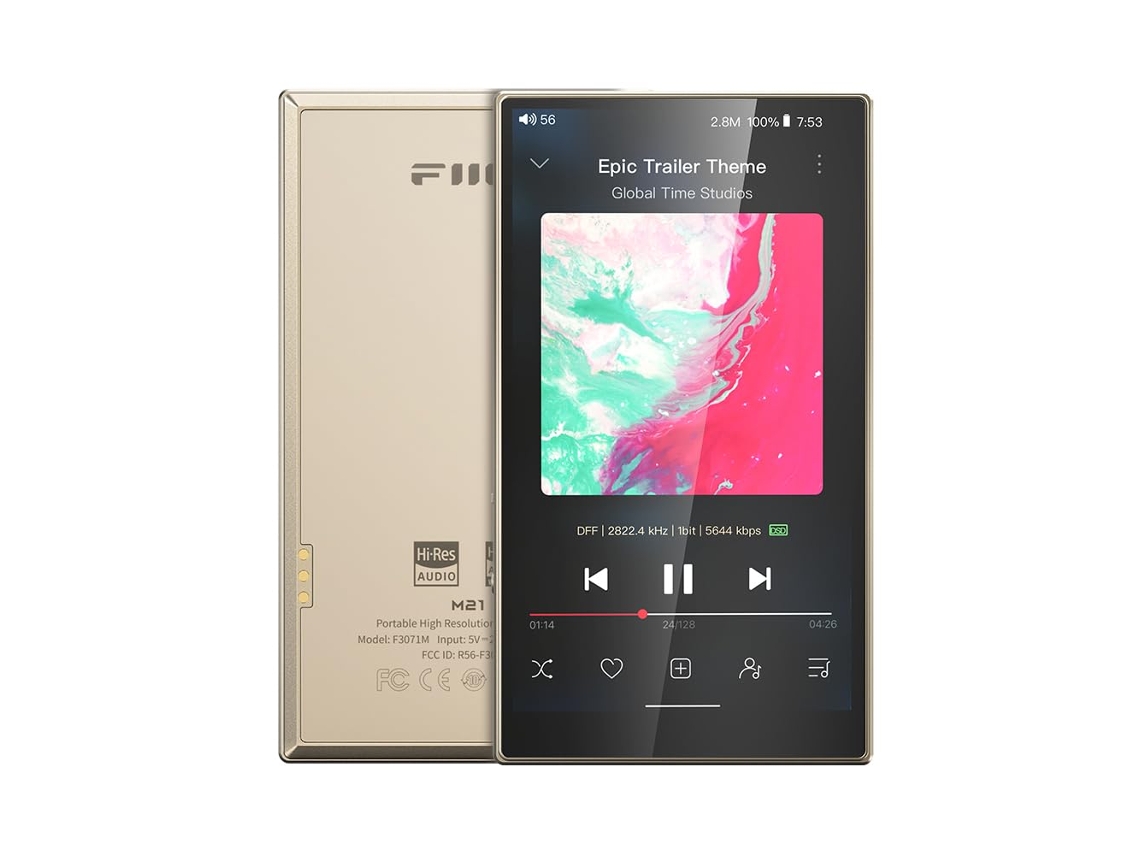 M21 Dap: Experiencia de audio excepcional con Snapdragon 680 y batería Fiio de 15 horas de duración