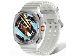 (blanco) Reloj Inteligente Con Brújula Gps Y Nfc, Reloj Inteligente Con Función De Llamada Bluetooth