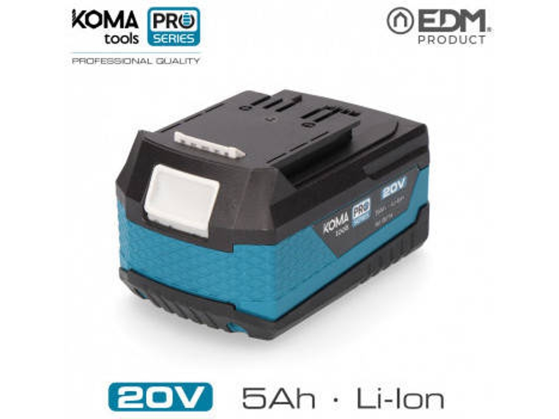Batería Litio 20V 5.0V  KOMA TOOLS Batería Serie Edm
