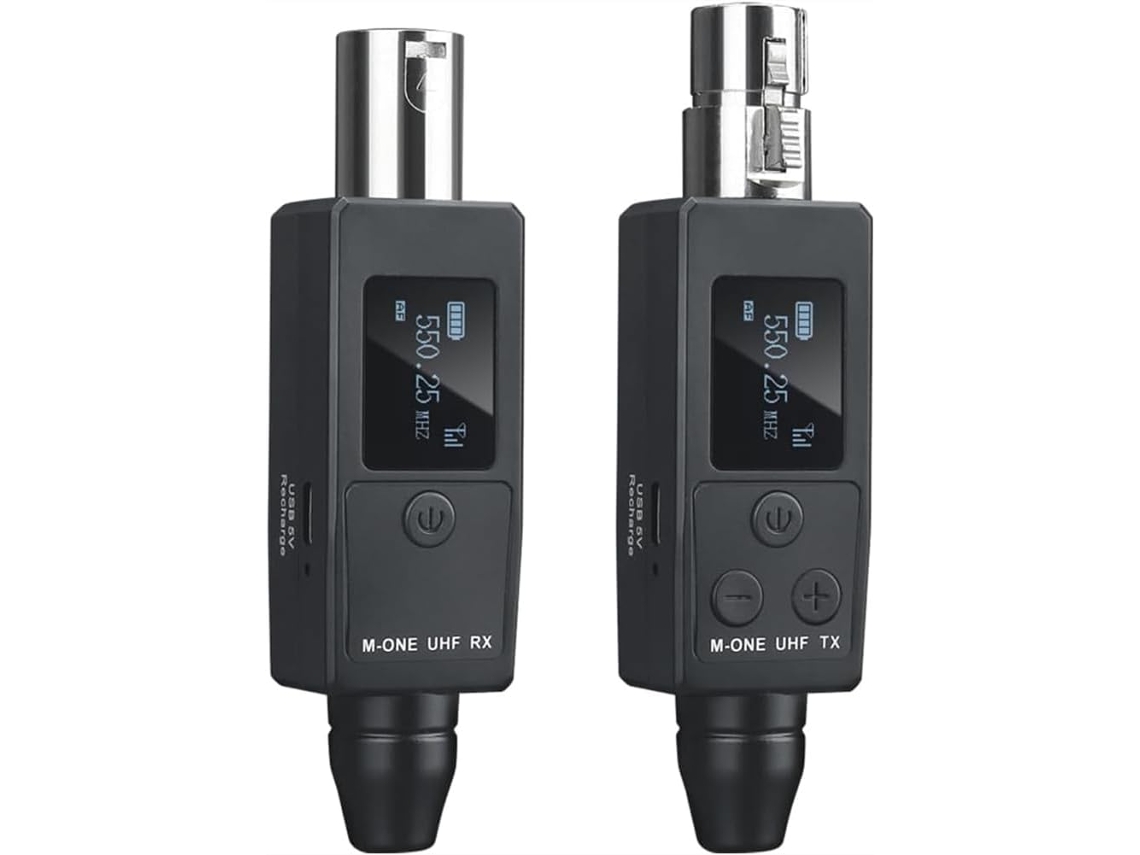 Sistema De Micrófono Xlr Con Transmisor Y Receptor Dinámico/de Condensador Para Guitarra Eléctrica/bajo.