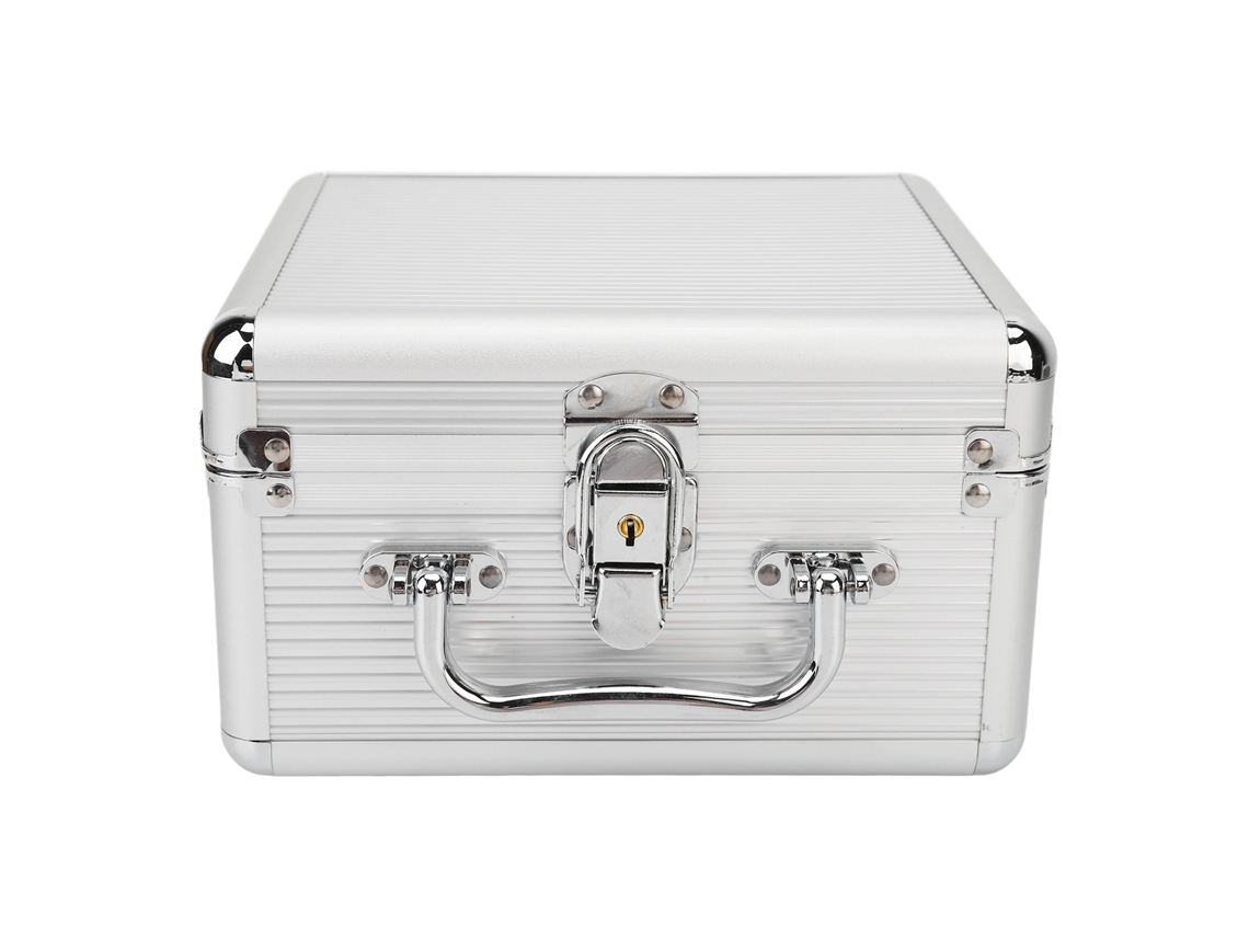 Caja De Almacenamiento Para Discos Duros De 2.5 Pulgadas Con 20 Bahías, Cerradura De Seguridad Y Funda Antivibratoria
