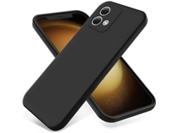 Capa Para Celular Em Silicone Sólido E Líquido, Totalmente À Prova De Quedas.preto - Moto Edge 50 Pro