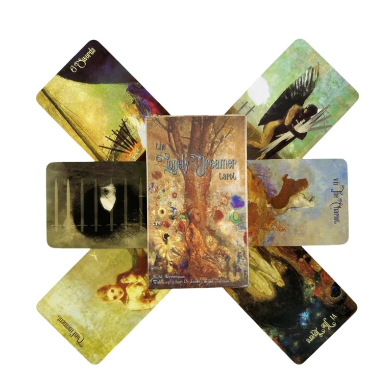 Juego De Cartas De Tarot Soñador Solitario Baraja De Adivinación (versión En Inglés) Mesa De Juego De Oráculo