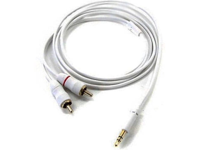 Cable de Audio INAKUSTIK (Jack 3.5mm - RCA - 10 m - Blanco)