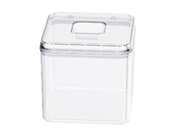 Recipiente Hermético Para Arroz Con Tapa Abatible, Plástico Transparente, A Prueba De Insectos, 7,5 Kg (16,5 Lb)