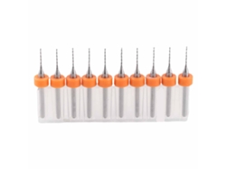 Juego De 10 Mini Brocas De 0,8 Mm De Acero De Tungsteno Para Reparación De Relojes Y Herramientas De Carpintería.