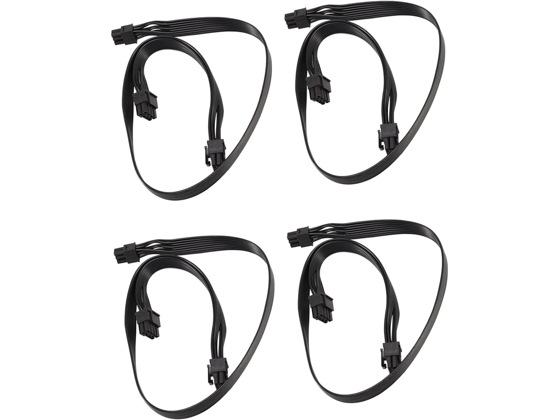 4 Cables De Alimentación Pci-e De 6 Pines Y 2 Puertos Para Bloques Modulares De La Serie V (v850, V700, V1000)
