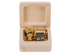 Caja de música de madera grabada - Regalo romántico