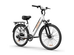 Bicicleta Eléctrica Urbana Urlife E26 Para Adultos, 250 W, 36 V, 13 Ah, Gran Autonomía, 7 Velocidades, Suspensión Delantera