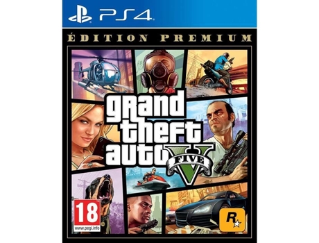 Jogo Ps4 Edição Premium Gta V