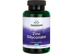 Complemento Alimentar SWANSON Gluconato De Zinco Swanson (250 cápsulas de 50mg)