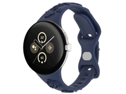 Correa de silicona con textura grabada con láser para Google Pixel Watch 3 de 41 mm.