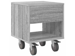 Mesita de noche Sonoma gris 40,5 x 40 x 48 cm MAISON EXCLUSIVE