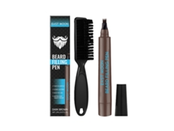 Kit de lápiz de cejas y barba marrón oscuro