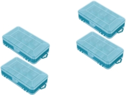 Nuobesty 4 Cajas Organizadoras De Piezas Pequeñas, Contenedores De Almacenamiento