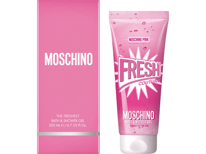 Gel de Baño MOSCHINO Fresh Couture Pink Bath And (200 ml)