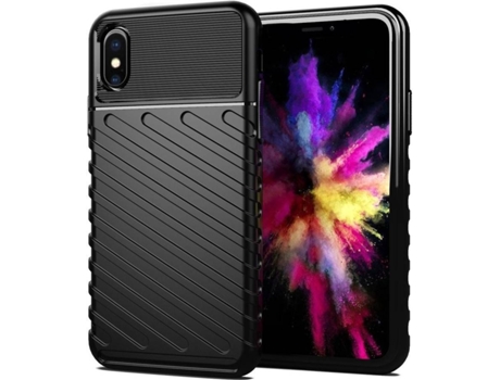 Carcasa iPhone X y Xs LMOBILE Tough Negro