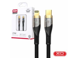 Cable USB C macho a Lightning macho PD de 27 W y 1 m, color negro