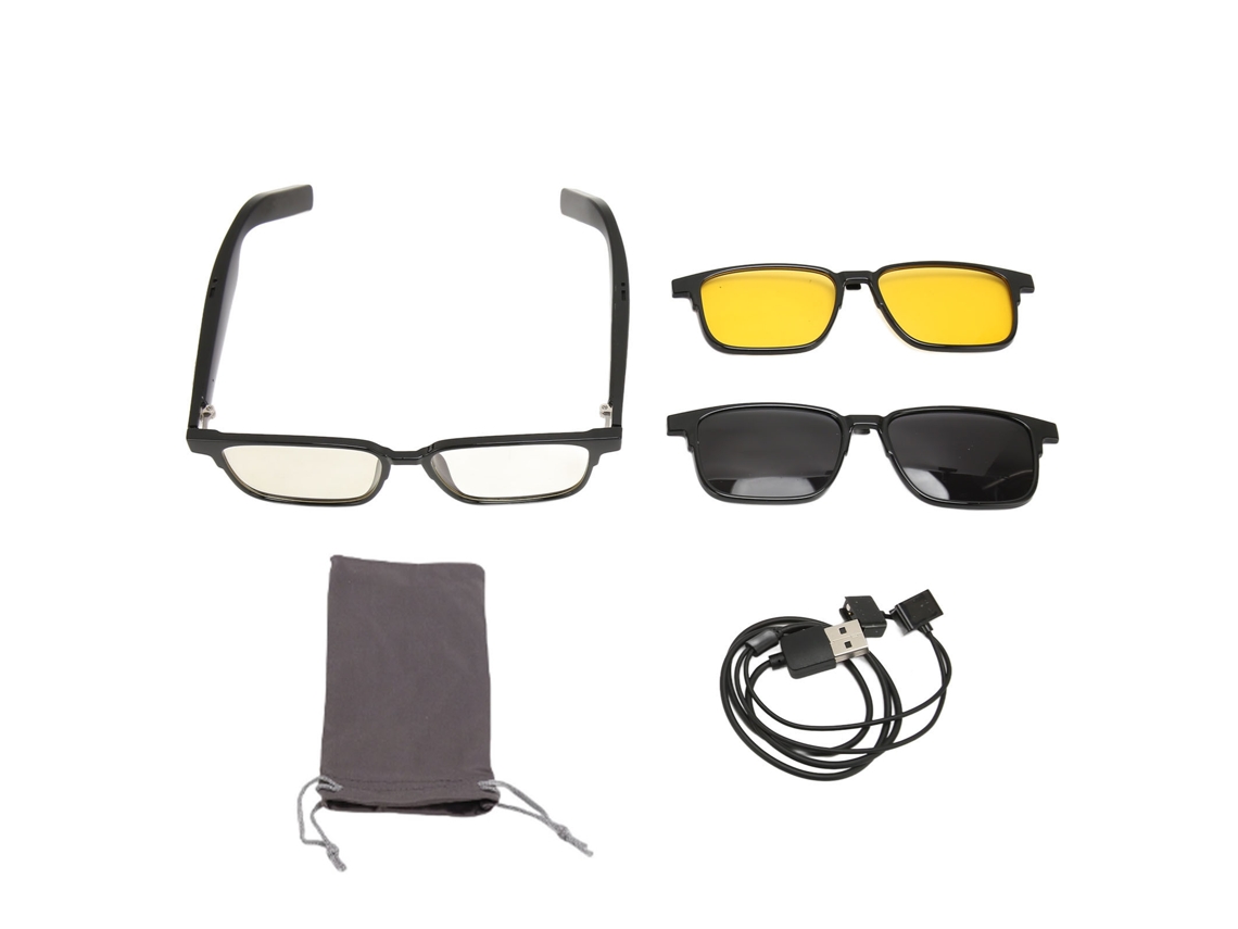 Gafas Inteligentes Inalámbricas Bluetooth 5.3 Con Lentes De Visión Nocturna Polarizadas