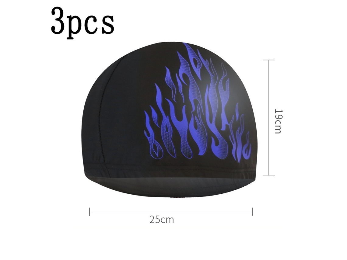 Gorro de natación de licra con capa protectora para adultos