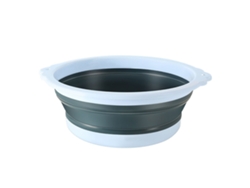 Lavabo plegable portátil de plástico grueso, ideal para viajes, dormitorios y lavandería (tamaño M, 26 x 9,5 x 3,5 cm/10,2 x 3,7 x 1,4 pulgadas)