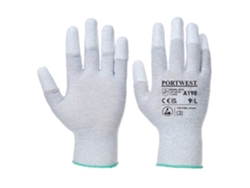 Guante Antiestático Con Puntas Recubiertas De Pu Gris / Xxl