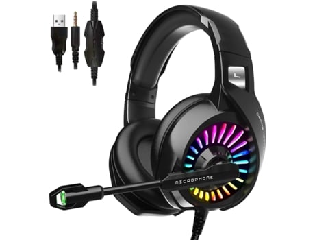 Auriculares Con Micrófono 7.1 Sonido Envolvente Estéreo para PC Ps4 Xbox One