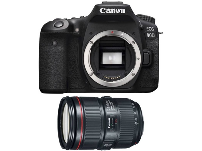 Kit Cámara Réflex CANON EOS 90D + EF 24-105mm f/4L IS II USM