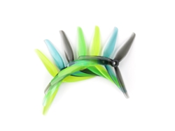 Transparent Blue6 Pairs Iflight Nazgul F5 5.1inch 3-blade 5mm Hole Cw Ccw Propeller For Rc Racing Fpv Drone