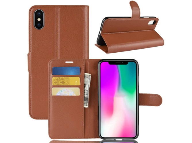 Funda Samsung Galaxy A8 2018 Flip Marrón