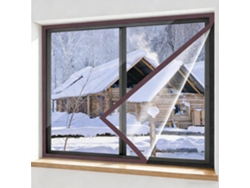 Kit De Aislamiento Térmico Para Ventanas Invierno, Kit Lámina Aislante Térmica Ventanas, Material Grueso, A...