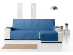 Funda acolchada e impermeable para Chaise Longue orientación derecha Luke (240 cm - Azul)