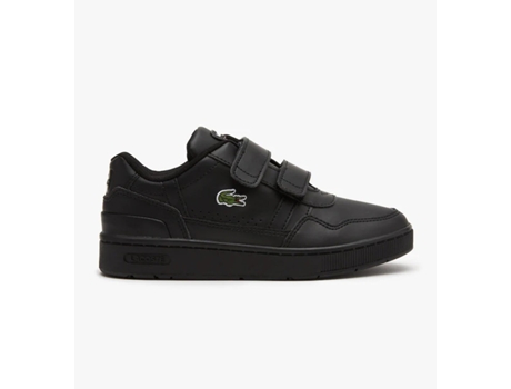 Zapatillas LACOSTE T-Clip Cadet Niños (30 - Negro)