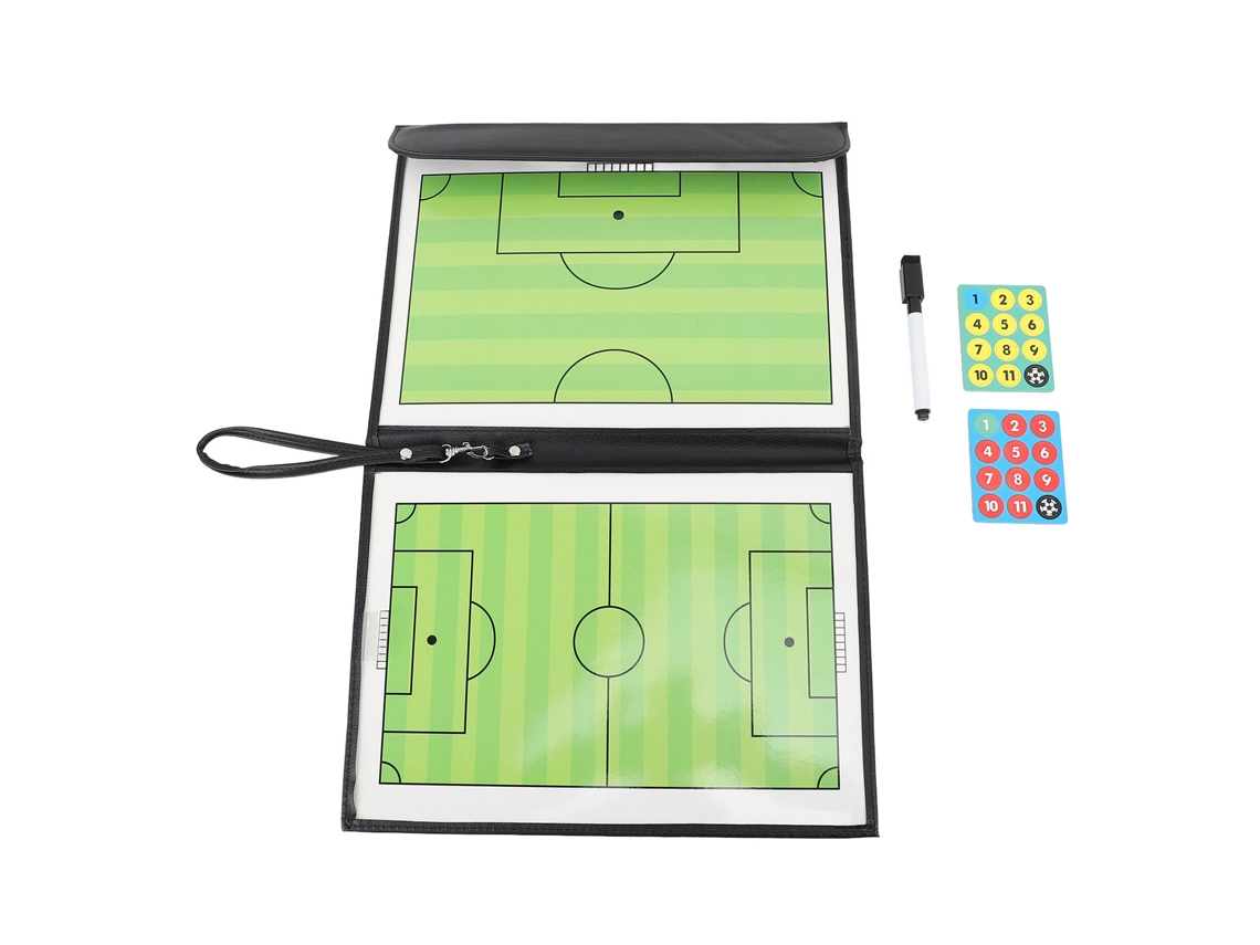 Pizarra Portátil De Entrenamiento De Fútbol Con Rotulador Para Entrenadores Y Equipos.
