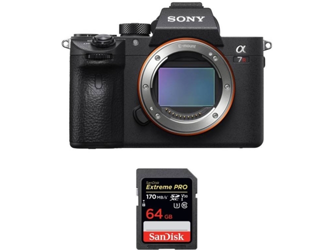 Kit Cámara SONY Alpha 7R III + SanDisk 64 GB (Full-Frame)