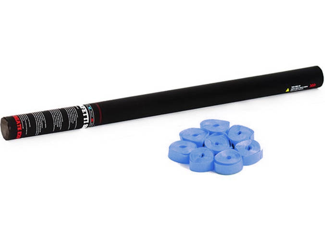 Cañón de Confeti TCM 75 80 cm, Claro Azul
