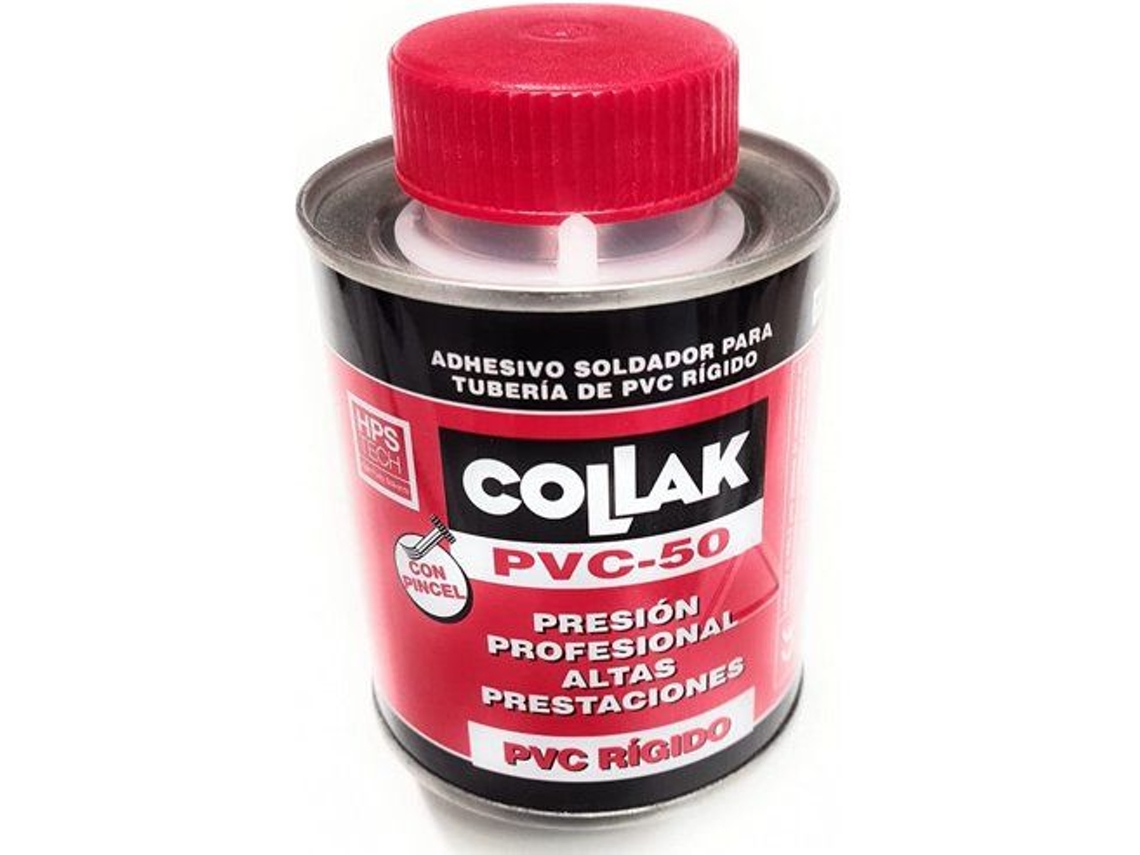 COLLAK 220500TP Adhesivo soldadura PVC-50 pincel 500ml