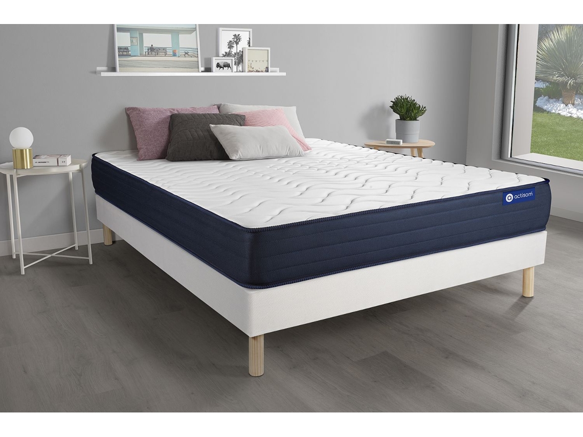 Somier Actimemo Life Multiláminas Zonas ACTISOM Espuma con memoria Blanco (120x190)