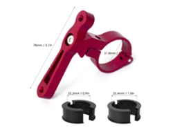 Porta Botellas Ajustable Para Bicicleta, Adaptador De Manillar Y Tija De Asiento, Soporte Para Botellas Mtb Y Carretera