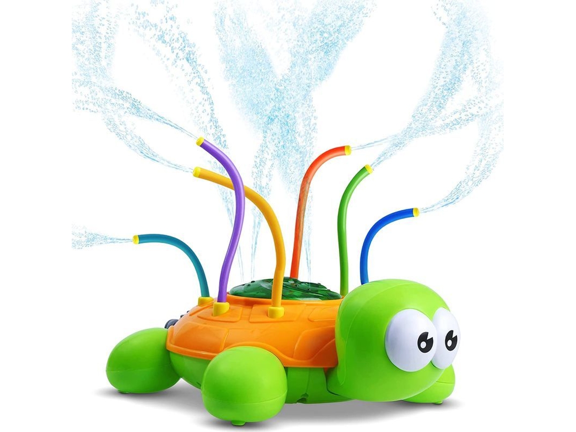 Aspersor de agua giratorio con forma de tortuga, modelo 2026, ideal para el jardín: un juguete de verano para niños y bebés.