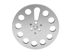 Bobina De Bobinado Universal De 1/4" (7 Pulgadas) Y 11 Orificios, Resistente Al Viento, Para Grabado En Plata.