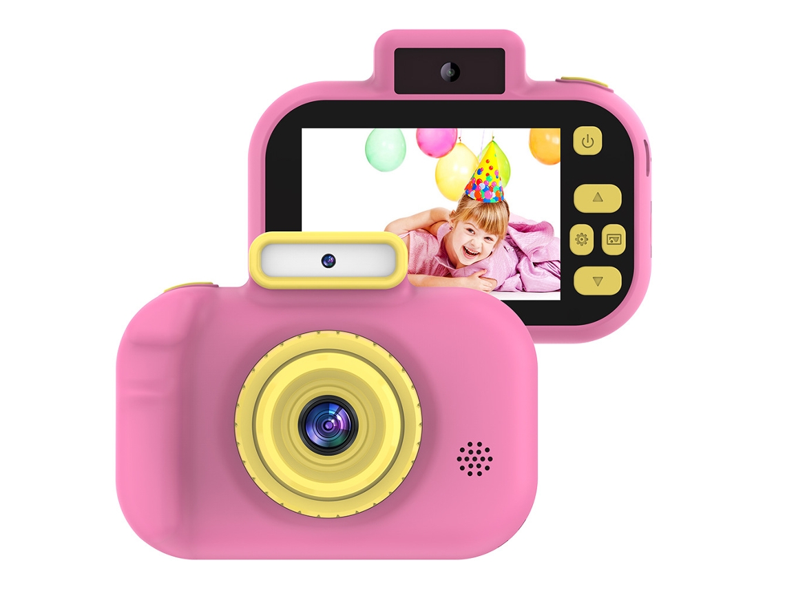 Cámara compacta con HD 1080P 32 Gb Rosa
