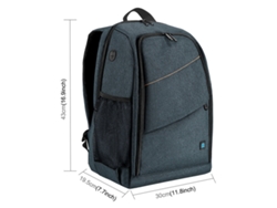 Mochila De Câmera/acessórios Cinza, Mochila De Câmera Reflex, Bolsa De Câmera À Prova D‘água, Grande Capacidade.