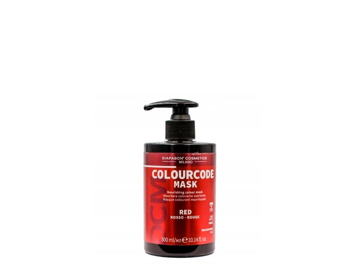 Mascarilla para el Pelo DCM Colourcode de Color Rojo (300 ml)