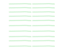 20 Rollos De Espiral Abs Para Encuadernación, 30 Hojas De Lomos De Plástico Verde Para Papelería Y Material De Oficina.