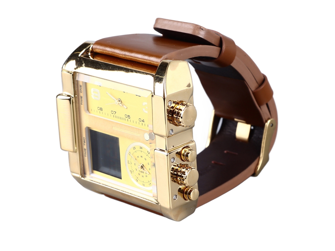 Reloj Deportivo Digital Para Hombre, Resistente Al Agua, Esfera Grande