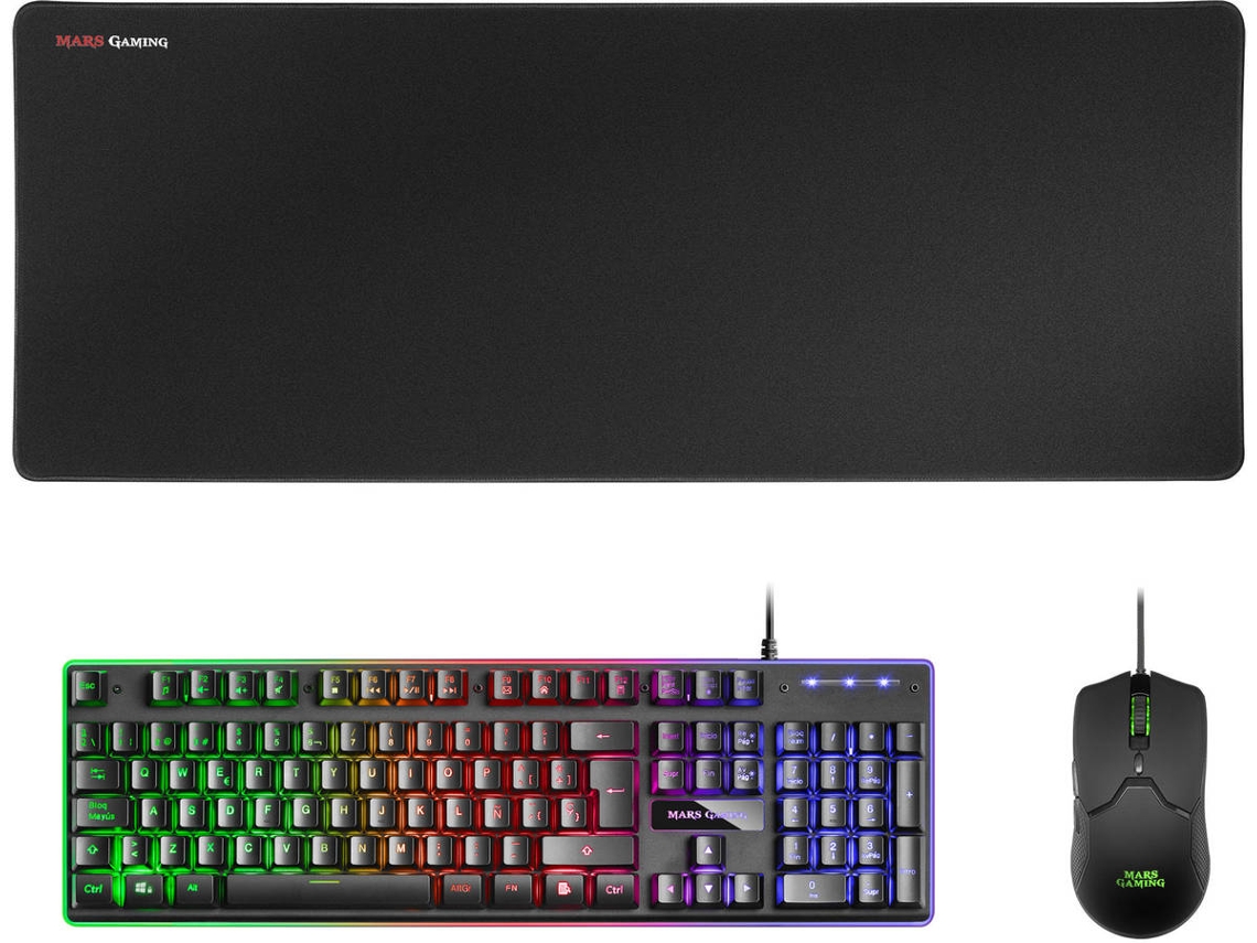 Bundle Gaming MARS GAMING MCPXBES (Teclado + Ratón)