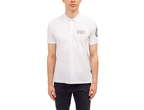 Polo de Hombre NAPAPIJRI Algodón Blanco (M)